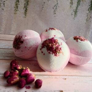 Bathbombs pétalos de rosas