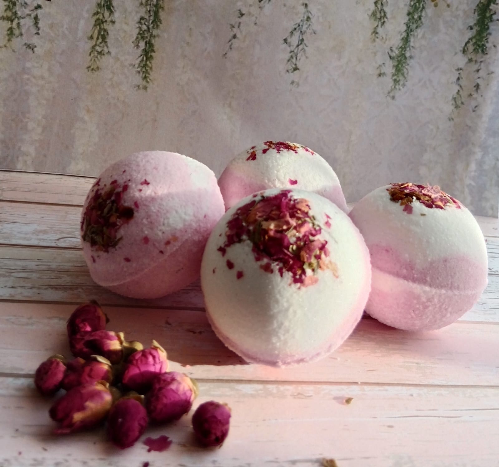 Bathbombs pétalos de rosas