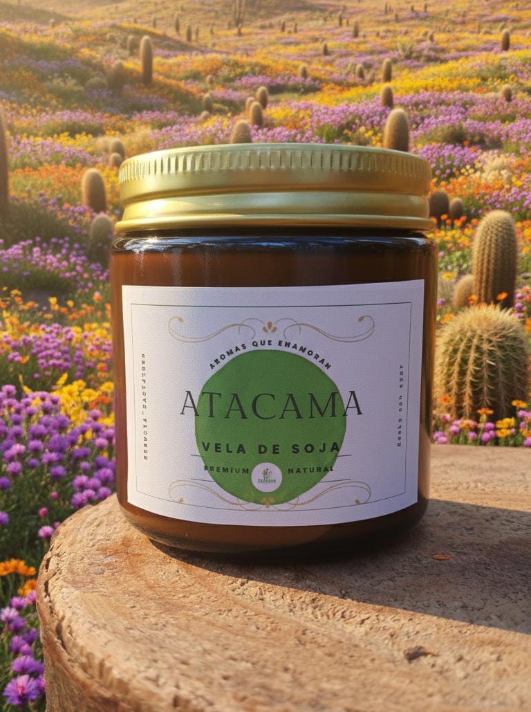 VELA DE SOJA NATURAL "ATACAMA"