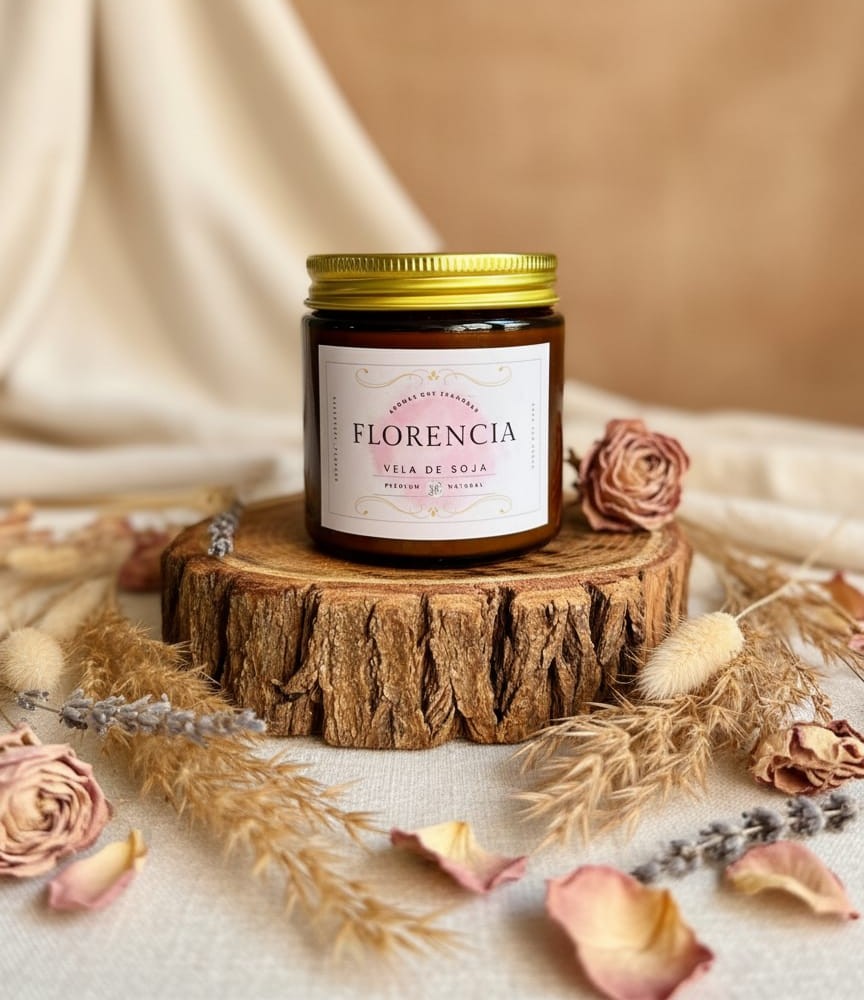 VELA DE SOJA NATURAL FLORENCIA