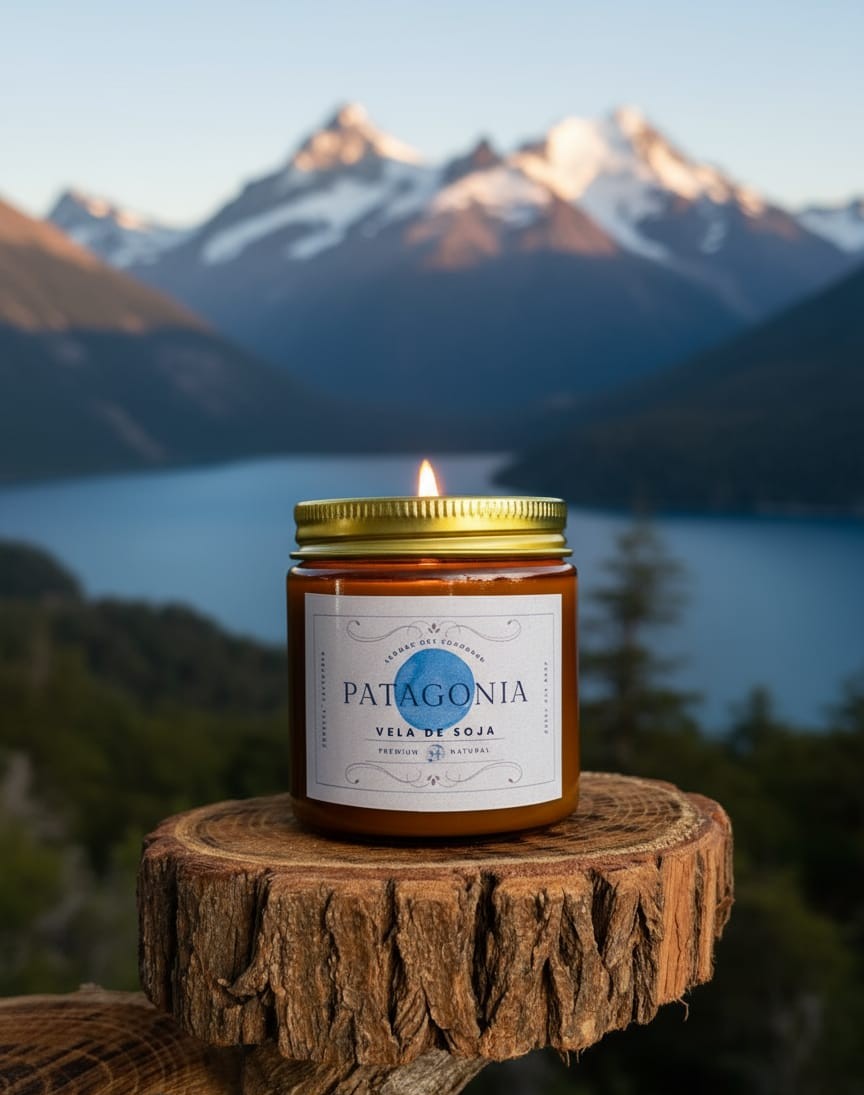 VELA DE SOJA NATURAL "PATAGONIA"